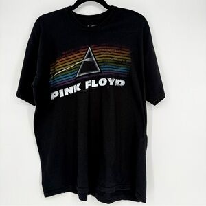Pink Floyd Dark Side of the Moon Classic Rock Black T-Shirt XL